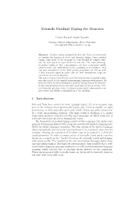 Towards Gradual Typing for Generics