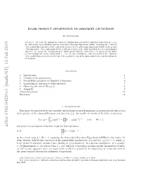 Euler Product Asymptotics on Dirichlet L-Functions 3