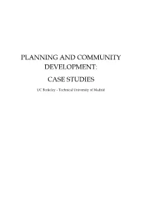 Planning and Community Development: Case Studies