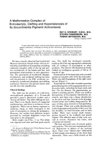 Preceded by Multiple Diagnostic. X-Rays One Year Prior to The