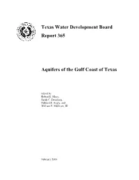 Aquifers of the Gulf Coast of Texas