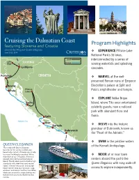 Cruising the Dalmatian Coast