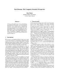 Fair Division: the Computer Scientist’S Perspective