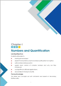 Numbers Quantification