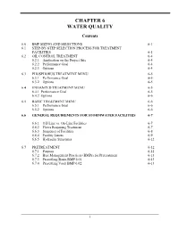 Chapter 6 Water Quality
