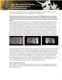 Filmic Experimentation in the Flying Dutchman