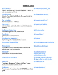 Free E-Book Sources