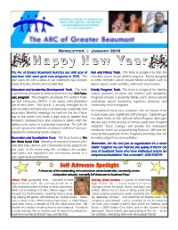 January 2010 Newsletter