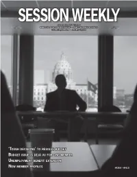 Minnesota House of Representatives Session Weekly