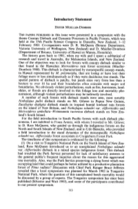 Introductory Statement