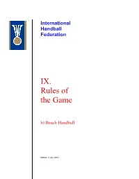 Rules of the Game
