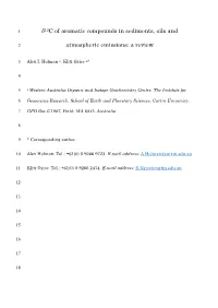 Δ13c of Aromatic Compounds in Sediments, Oils And