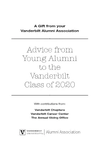Advice from Young Alumni to the Vanderbilt Class of 2020