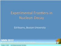 Experimental Froniers in Nucleon Decay