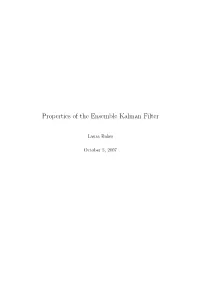 Properties of the Ensemble Kalman Filter