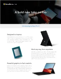 Surface Pro X