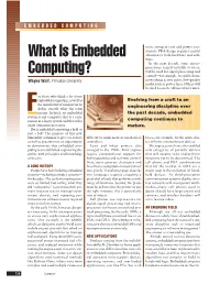What Is Embedded Computing?
