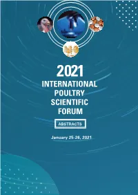 2021 IPSF Meeting Abstracts