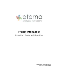Eterna Project Information