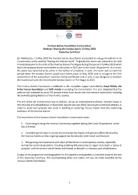 Sharing the Invictus Spirit -13 May 2020 Executive Summary On