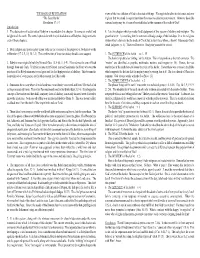 THE BOOK of REVELATION “The Great Harlot” Revelation 17:1-7 Introduction 1. the Destruction of Ecclesiastical Babylon Is Re