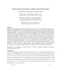 The Effect of Variable Gravity on the Fractal Growth