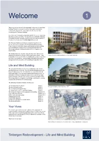 Tinbergen Redevelopment - Life and Mind Building Project Background 2