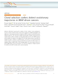 BRAF-Driven Cancers