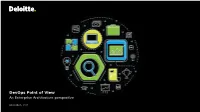 Devops Point of View an Enterprise Architecture Perspective