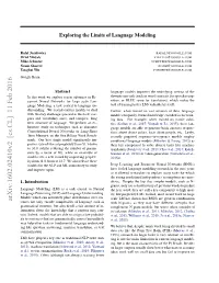 Exploring the Limits of Language Modeling