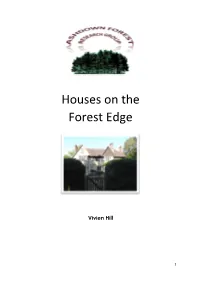 Forest Row: Houses on the Forest Edge