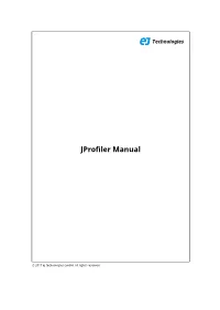 Jprofiler Manual