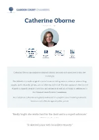 Catherine Oborne