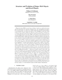 Structure and Evolution of Kuiper Belt Objects and Dwarf Planets