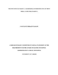 The Influence of Digital Advertising on Performance of Print