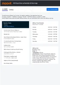 440 Bus Time Schedule & Line Route