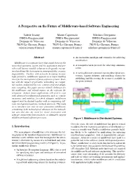 A Perspective on the Future of Middleware-Based Software Engineering