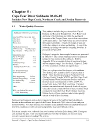 Chapter 5 – Cape Fear River Subbasin 03-06-05 138