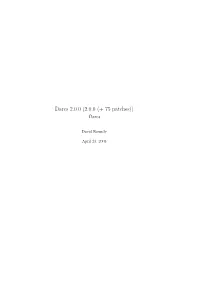 Darcs 2.0.0 (2.0.0 (+ 75 Patches)) Darcs