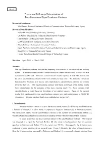 Precise and Full-Range Determination of Two-Dimensional Equal Loudness Contours