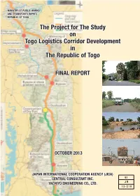 The Project for the Study on Togo Logistics Corridor Development in the Republic of Togo