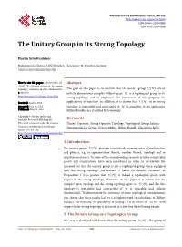 The Unitary Group in Its Strong Topology