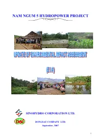 Nam Ngum 5 Hydropower Project