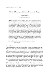 Effects of Animacy on Existential Sentences in Ndrapa