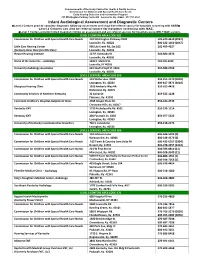 Infant Audiological Assessment and Diagnostic Centers