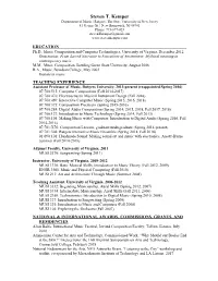 Steven T. Kemper Department of Music | Rutgers, the State University of New Jersey 81 George St