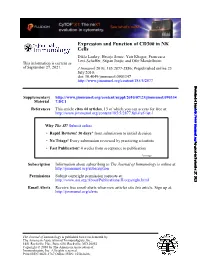 Cells Expression and Function of CD300 in NK