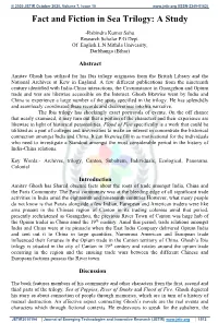 Fact and Fiction in Sea Trilogy: a Study