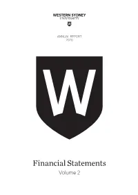 Financial Statements Volume 2 This Page Is Intentionally Blank Financial Statements and Independent Audit Reports Page