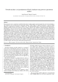 Towards Machine Ecoregionalization of Earth's Landmass Using Pattern